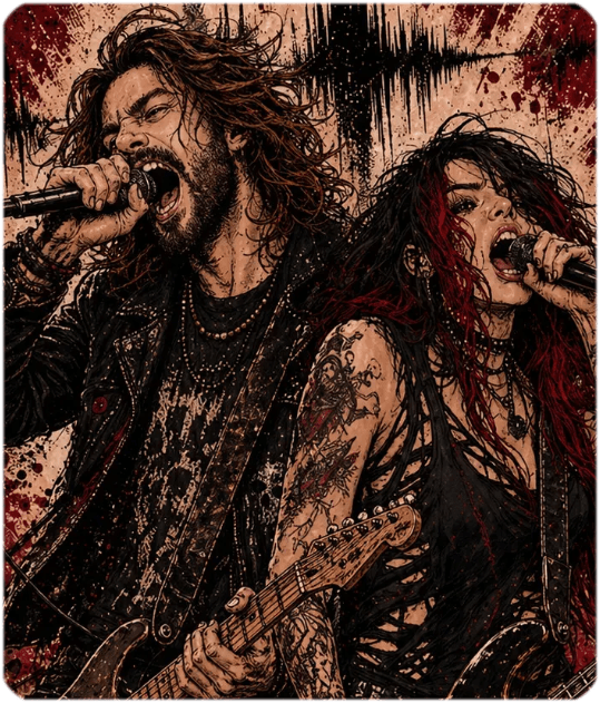 At full volume — Concert illustration